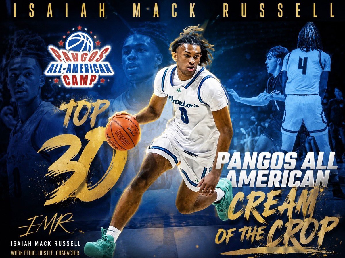MikeDyer's tweet photo. Winton Woods 2027 guard Isaiah Mack- Russell was just named to the prestigious Pangos All-American Camp Top 30 “Cream of the Crop” All-Star Game where the top 30 players of the camp are honored. @WCPO https://t.co/4252h8FPmq