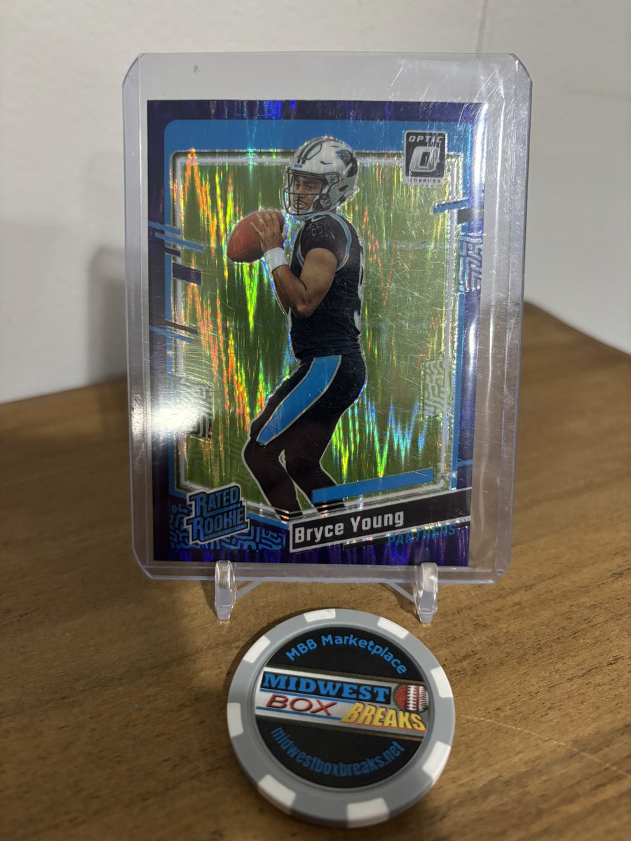 eshecker's tweet photo. Bruce Smith - 1986 Topps - $5 Shipped OBO

Bryce Young - 2023 Donruss Optic Blue Hyper- $8 Shipped OBO

Bryce Young - 2023 Donruss Optic Purple Shock - $6 Shipped OBO

Bryce Young - 2023 Donruss Optic Silver Holo - $10 Shipped OBO https://t.co/kynMhSITFa