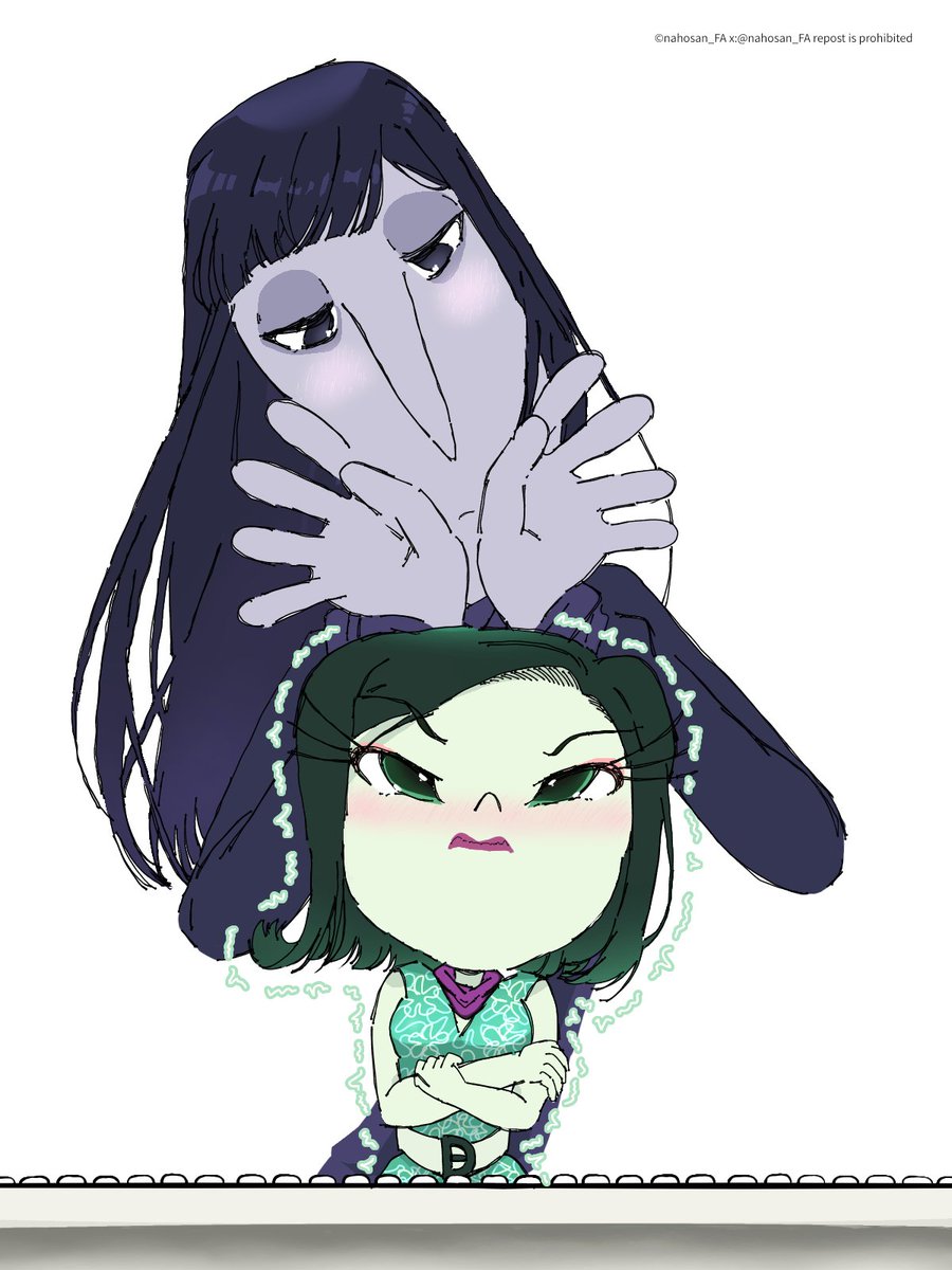 nahosan_FA's tweet photo. #ダリムカ🟢📱 #insideoutennui #insideoutdisgust #insideout2fanart https://t.co/Ra7gtffqjX