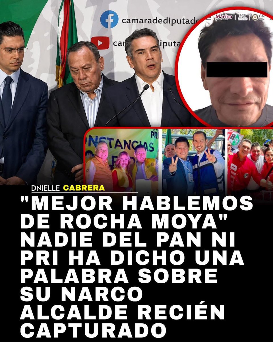 DnielleCabrera's tweet photo. 🚨 SE LES FUE EL INTERNET! A días de la captura del narco alcalde prianista de Cuautla Morelos, nadie ni del PAN ni del PRI ha dicho una sola palabra al respecto ¿por qué será? 🫣 https://t.co/jbzECNBmuK