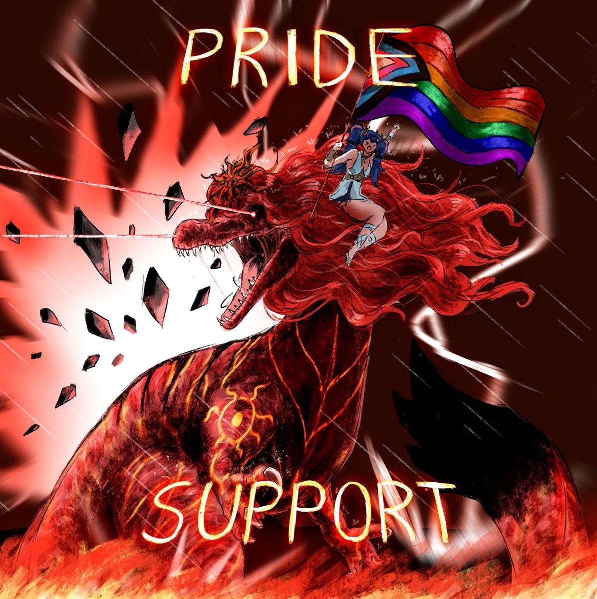 TonsJirath16397's tweet photo. Kinda too late but-HAPPY PRIDE MONTH GUYS!🏳️‍🌈(Saw this art below and I wanna draw spino augugu again lol) 
#augusta #augiuno #WutheringWaves https://t.co/zsRlnju5dj