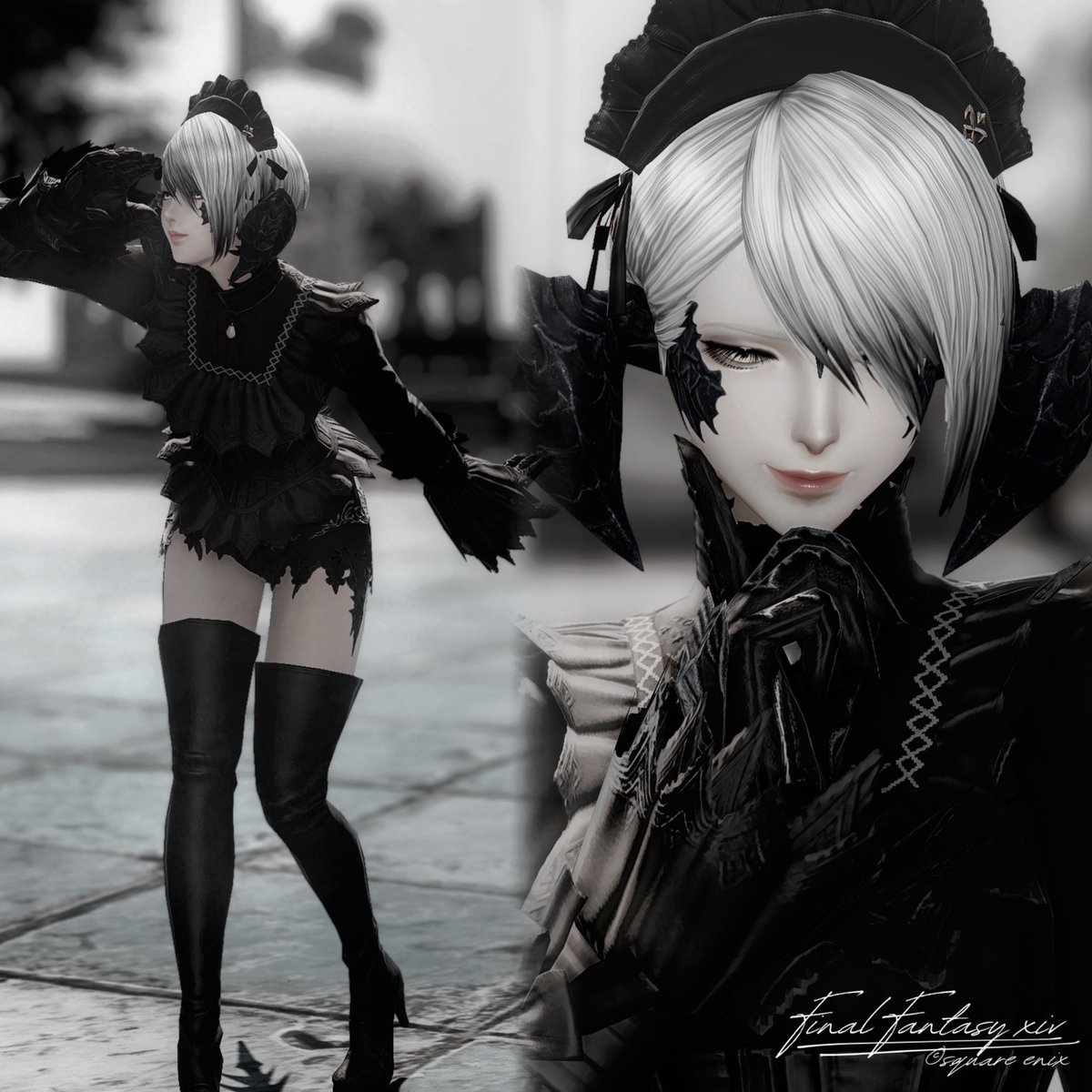 _007258_'s tweet photo. ⠀
𓂃 𓈒𓏸♛🖤

#FF14SS  ︴#蟹角ファン俱楽部 ︴#FF14  ︴ #FFXIV ︴ https://t.co/RfCBL2X4Nv
