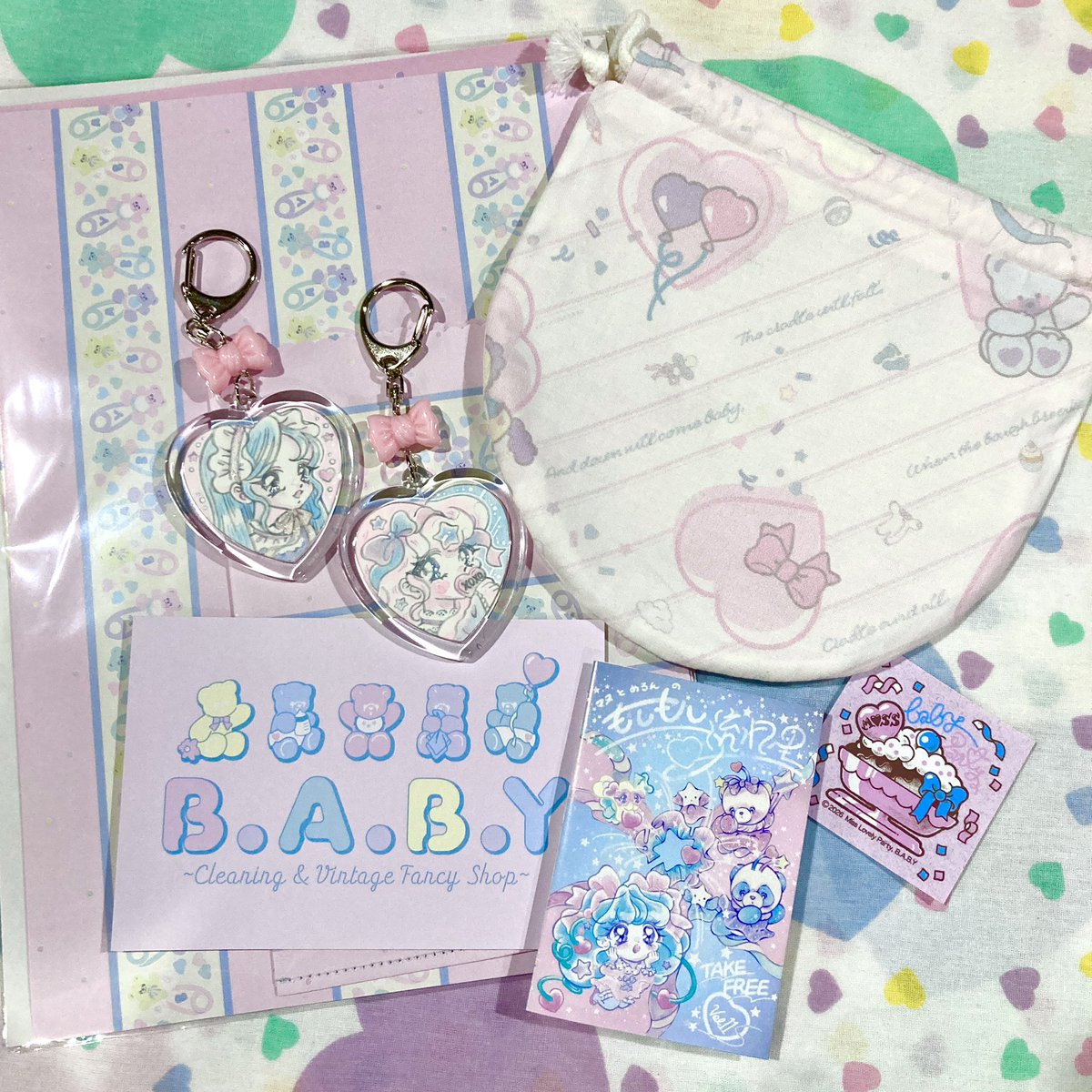 utopia0007's tweet photo. babyさんの通販とハートクラブさんでお迎えしたもの💖大事にします~🍒 https://t.co/SLdt2X74xz