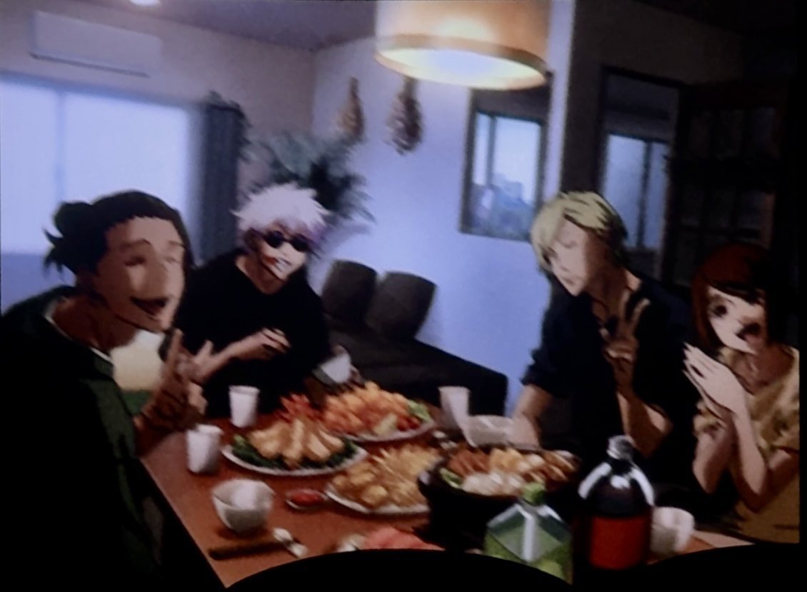 Ch1osoo's tweet photo. headcanon that Haibara’s love language was feeding others and he bought all the food here https://t.co/kfxYmhXyNg