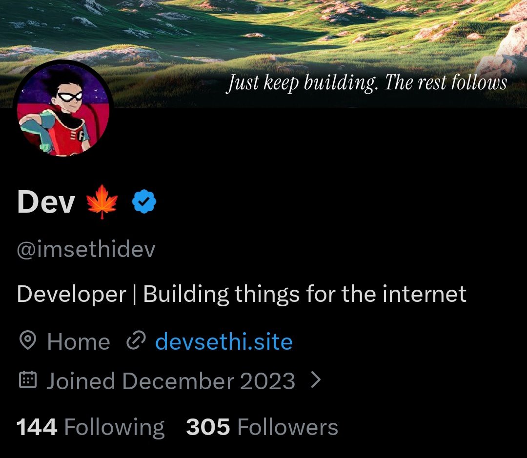 Dev 🍁 tweet media