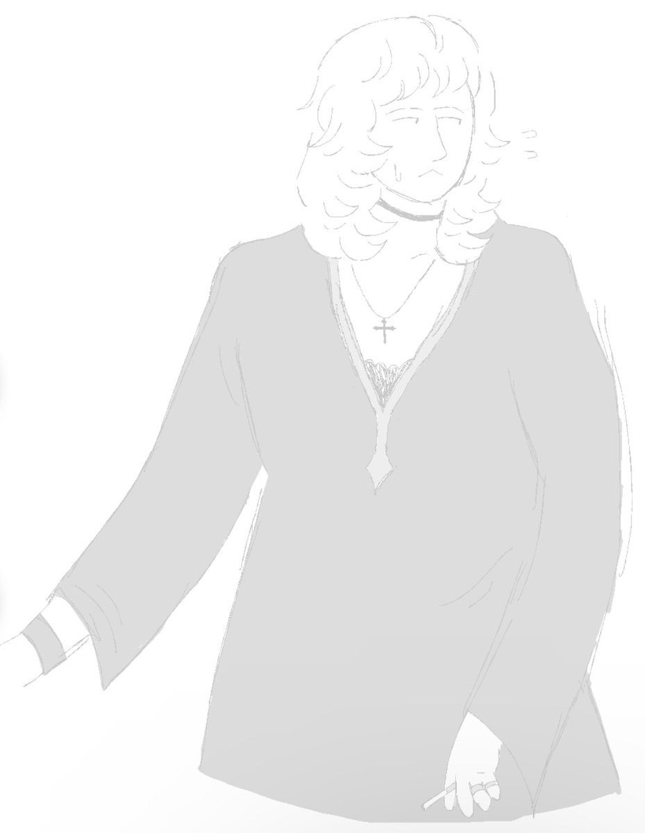 freezerroom_'s tweet photo. happy pride month i drew 1969 greg lake as a trans woman https://t.co/Rd0ceD5HiS