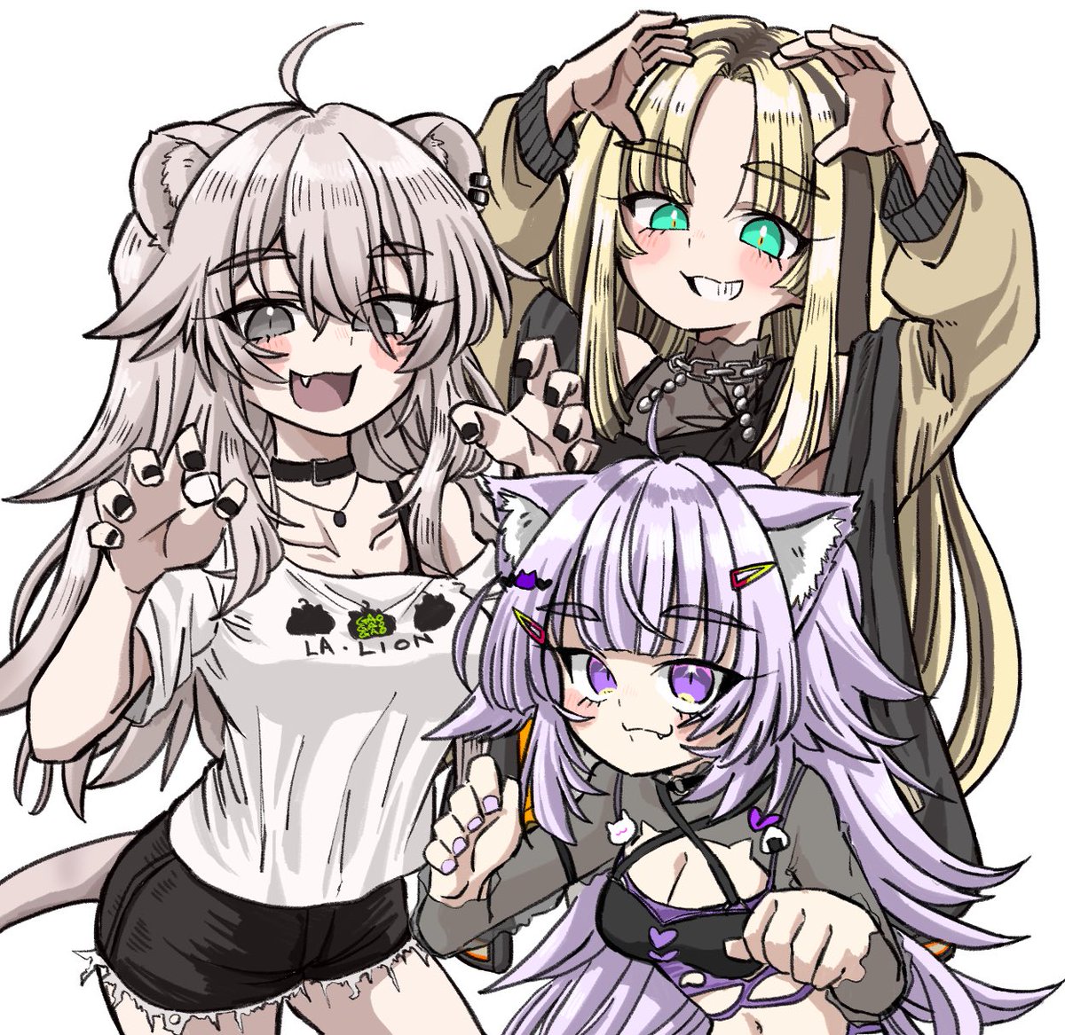 testa393's tweet photo. ホロネコ科
 #絵かゆ 
 #ししらーと
 #ニコたん描いたん https://t.co/KFJa9SDvR2