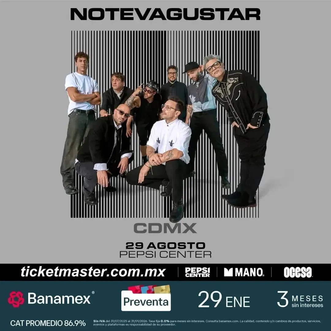 InherenteR's tweet photo. De  regreso a México #notevaagustar
29 de agosto, @pepsicentermx
Boletos en @Ticketmaster_Me
@ocesa https://t.co/wvsPlNNbtr
