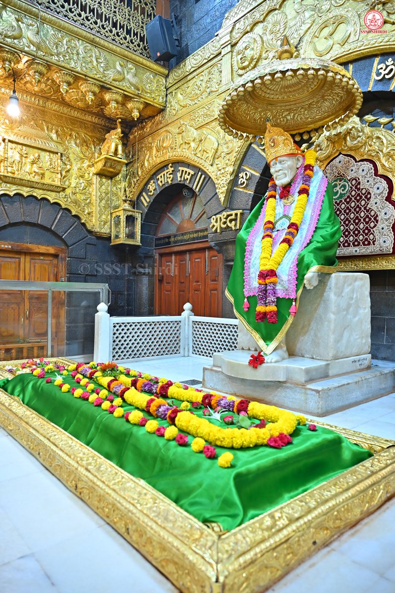 SSSTShirdi's tweet photo. *!! ॐ साई राम !!*
*श्री साईबाबा संस्थान विश्वस्त व्यवस्था,शिर्डी*
*!! ॐ Sai Ram !!*
*Shri Saibaba Sansthan Trust, Shirdi*
≈≈≈≈≈≈≈≈≈≈≈≈≈≈≈≈≈ 
*आरती :- शिर्डी माझे पंढरपूर*
*बुधवार ०३ जुन २०२६*  
*Aarti :-shirdi Majhe pandharpur*
*Wednesday 03 Jun 2026* https://t.co/JVPJLYnLys