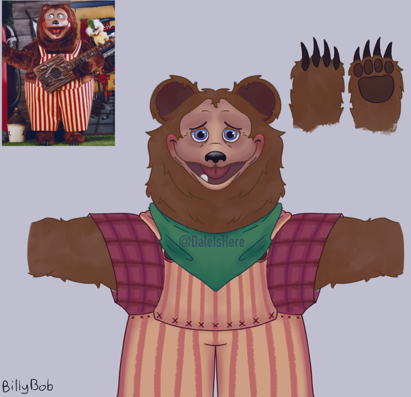 Stylized Billy bob! I wanna to bring back the showbiz animatronics and ...