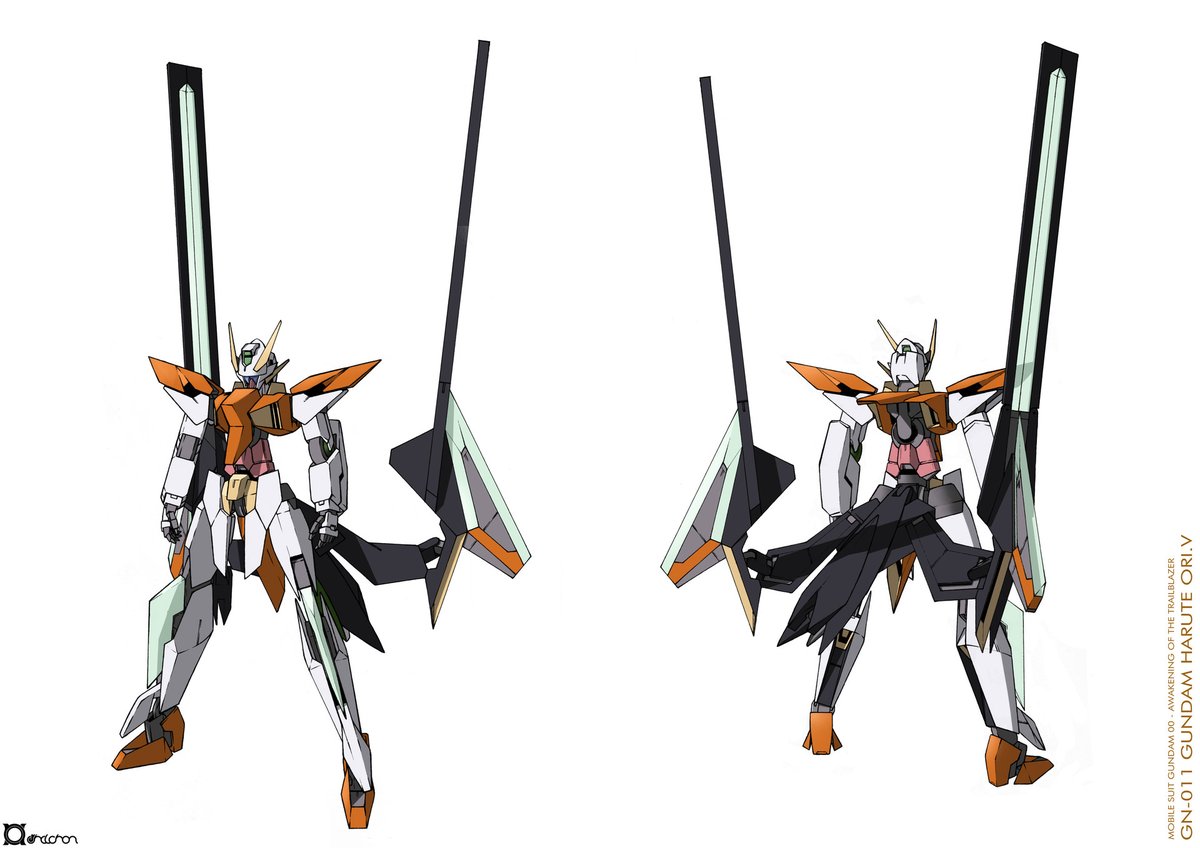 GufoNeve's tweet photo. orihalchon - GN-011 Gundam Harute Ori.V https://t.co/IGX0D0VCOF

(´･v･)この方がデザインしたオリジナルのガンダムハルート案。
MA形態にユニオンブラストの意匠が見えたりするのいいよね……。

（誤解を生む表現が含まれていたので、再投稿） https://t.co/K8fOf2JqKS