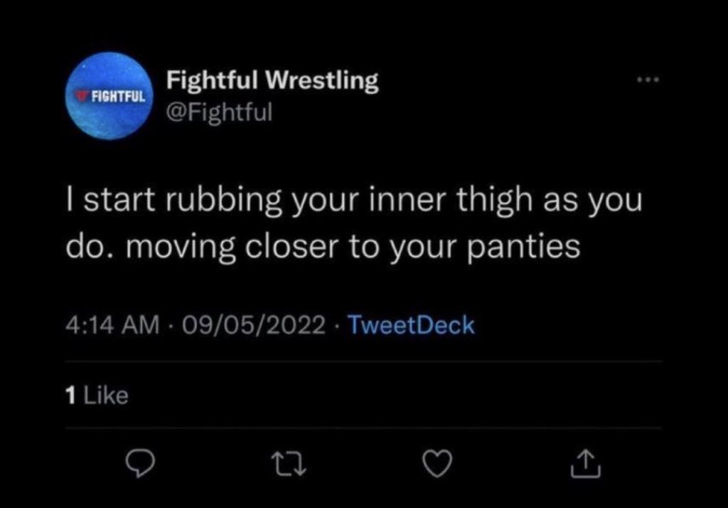 DontBAMark's tweet photo. @AEWNeckbeard I’m not surprised https://t.co/3sK5fAOQvz