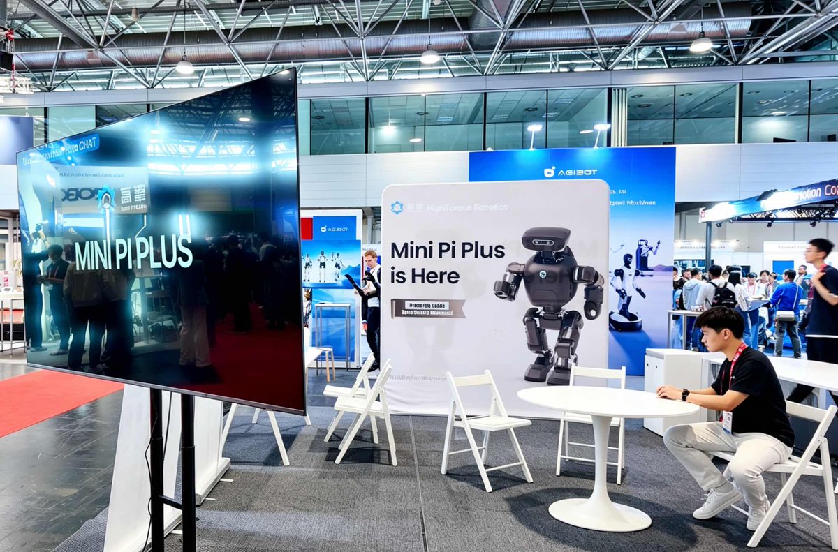 HTrobotics's tweet photo. We’re live at ICRA 🚀 

Mini Pi plus and Panthera-HT are running real-world tasks at the booth.  

We're hiring, feel free to CHAT at Booth 034.   

#ICRA2026 #Robot #EmbodiedAI #PhysicalAI https://t.co/9ttcd4yrjT