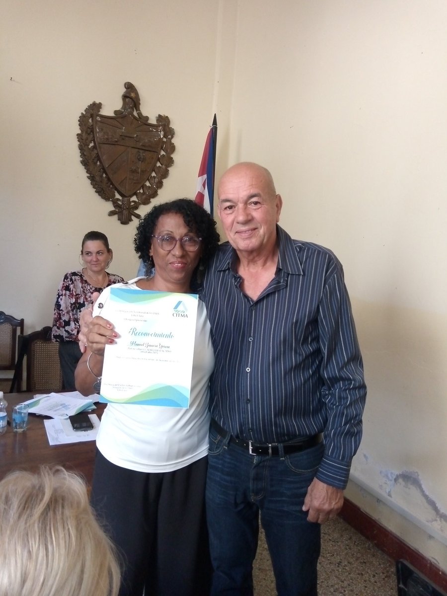MariaC_Velasco's tweet photo. #5deJunio Día Mundial del Medio Ambiente Villa Clara Provincia Destacada la @OTN_VC protagonista contribuyendo a este resultado Muchas felicidades!! https://t.co/xEpBEmLJVF