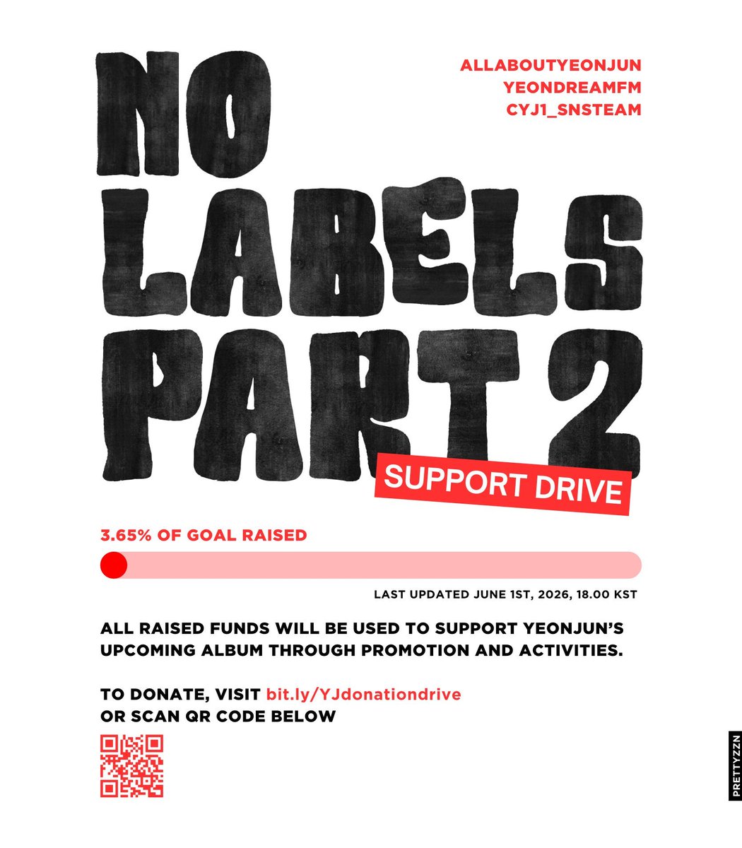 allaboutyeonjun's tweet photo. 📢 DONATION DRIVE 📢
Hey MOA/wajjunies! 

​The fan support donation fund we opened last time for Ghost Girl, NO LABELS: PART 01, and SMA is now open for NO LABELS: PART 02‼️

🔗 Donation Form: https://t.co/Wr6BKqcpQp
💌 Every contribution, big or small, truly means a lot!

​PLEASE HELP SPREAD❤️❤️
THANK YOU❤️

#YEONJUN #연준 
#ヨンジュン #崔然竣