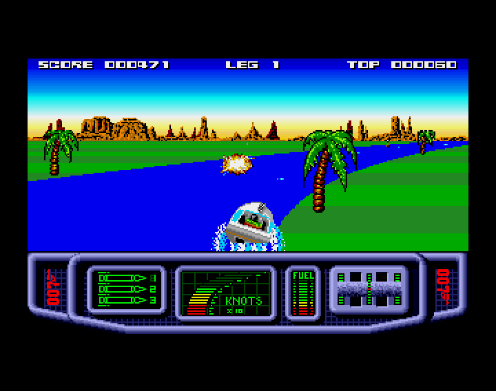MuseumCommodore's tweet photo. The Amiga game Live and Let Die was loosely based on the 1973 James Bond film, you play as 007 piloting a heavily armed speedboat through hazardous waterways.

The game features four missions (including training runs in the Sahara Desert and North Pole, plus the main Florida Everglades assault), it mixed fast-paced 3D style racing with shooting enemy boats, planes, mines, logs, and obstacles using cannons and missiles.

Funny enough it was originally conceived as an original game called Aquablast before being rebranded as a Bond tie-in.

Did you like playing James Bond 007: Live and Let Die – The Computer Game?