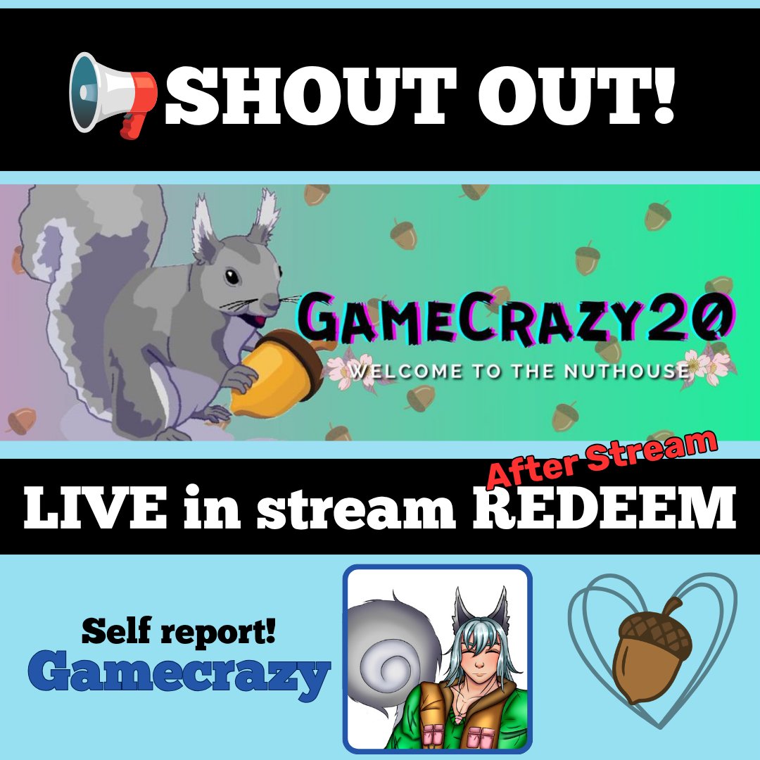 Yuki_Shima_Fox's tweet photo. 🐿Ever wonder where the squirrels hang out?
Or who may be their leader?
Check out @squirrelygame20 
Super sweet, slightly nutty but all over a super kind person. 
I have had the honor to have them in my community and look forward to either hanging out during collabs or just in games offline😊