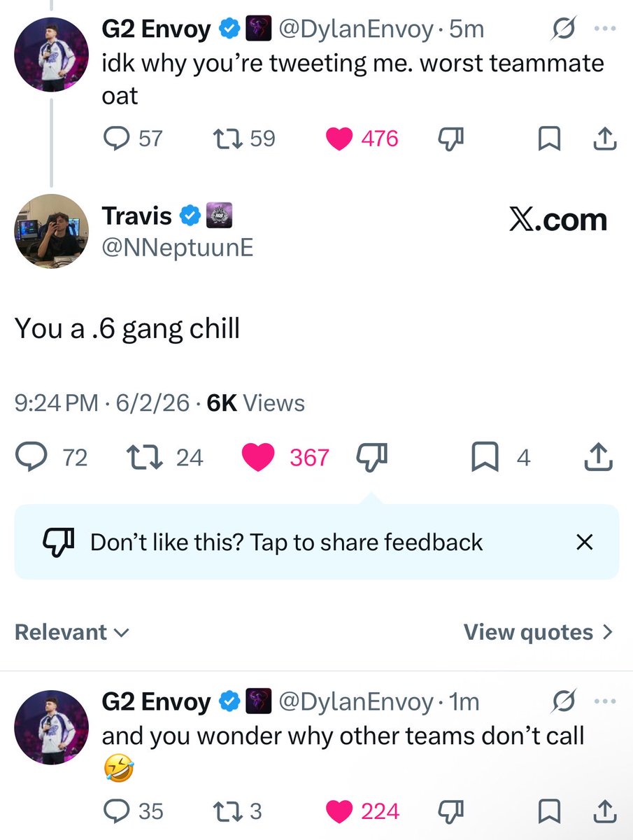 CoDClipped's tweet photo. Neptune has DELETED his tweets beefing with Envoy 😳🌶️ https://t.co/fnLCsEebkz