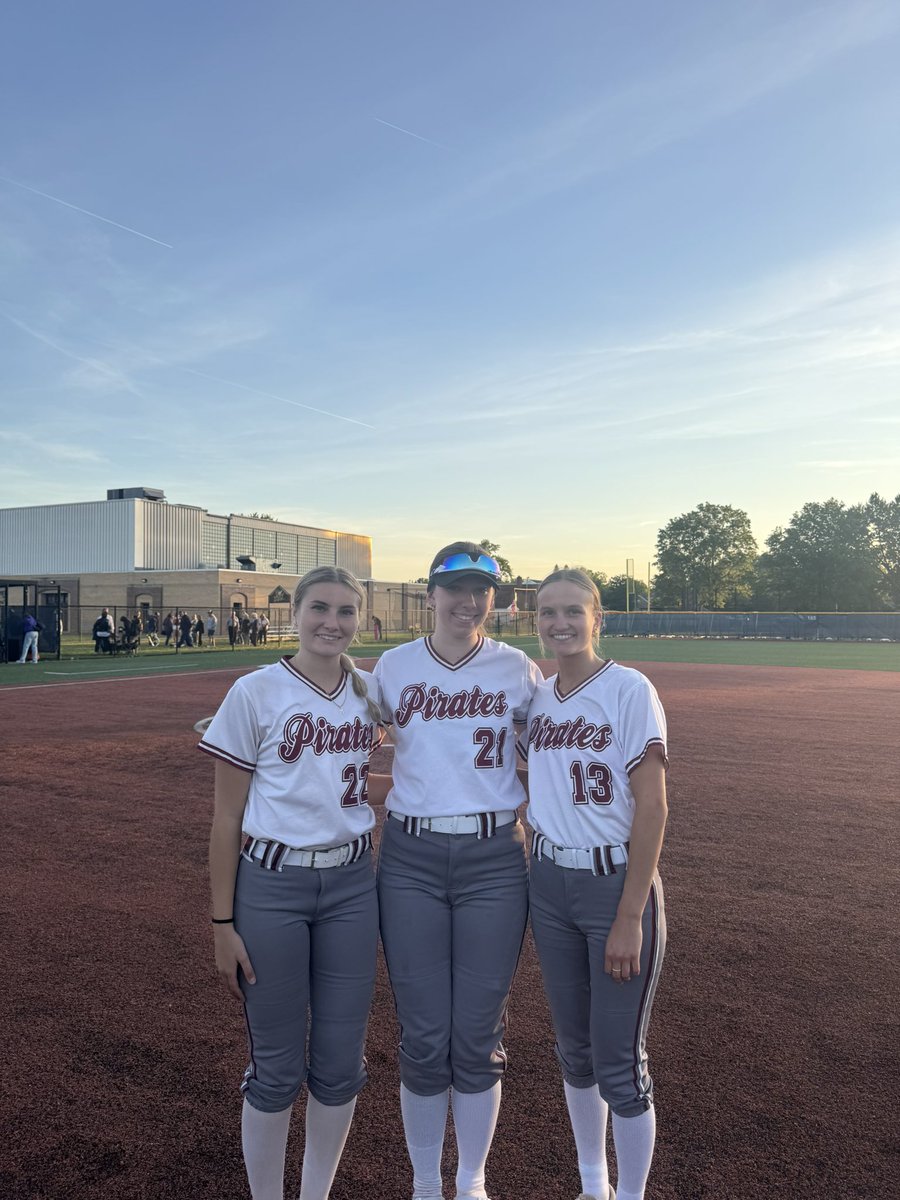 CoachHammondRR's tweet photo. 2026 Cuyahoga County All-Star game! D3-D7 wins it over D1-D2. Proud of these three  for representing the Rocky River Pirates well! https://t.co/JQWB8h9Wud