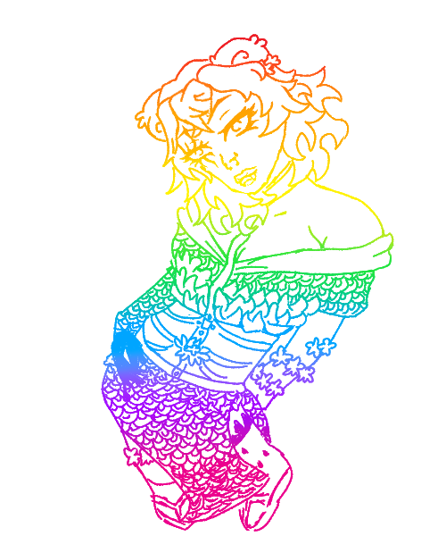 pndlebear's tweet photo. VGen Verification Grind 💚🖤
ANY commission requested using my VGen services during the month of JUNE will also be given a FREE messy SKEB pride outline of their character! 

Something like what is below! (Pride flags colors can be requested!)
❤️🧡💛💚💙💜🩷
VGen 🔗 Below~ https://t.co/O5THSCGUR7