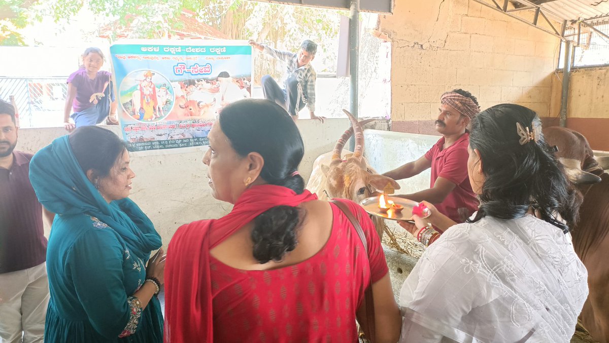 AshramBlr's tweet photo. Sant Shri Asharamji Bapu #Ashram #Trust in #Bengaluru organized #GauGrass Seva program at Koramangla Gaushala, #Bangalore on May 30, 2026, with a motive to serve cows who serve us in various ways.
📰News Coverage- https://t.co/TUL42gslu9
📜Seva Post- https://t.co/jozUf3Gm6C https://t.co/kPvOjt8G8h