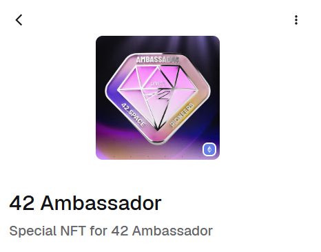 Nine_Web3's tweet photo. Im selected as an Ambassador for @42space 

This achievement wouldn't have been possible without the incredible support, encouragement, and guidance from this amazing community. Thank you to everyone who has helped me learn, grow, and stay motivated throughout the journey.

I'm looking forward to contributing even more, supporting the ecosystem, and helping 42 reach new heights together. 

Thank you all for being part of this milestone. The journey is just getting started

 @42space @stwghthaiquocx