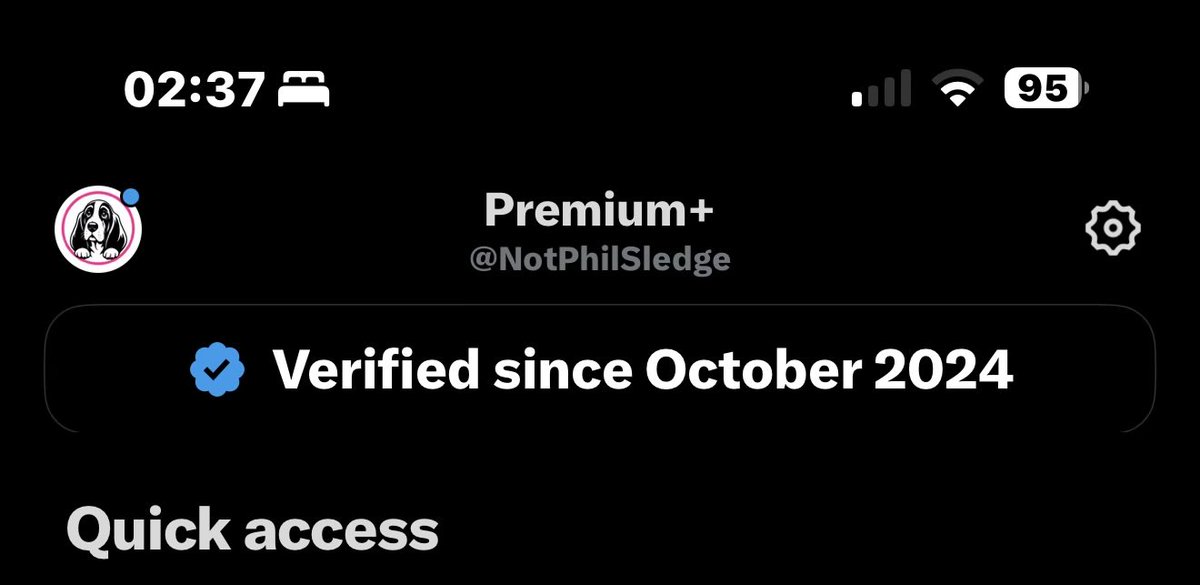 NotPhilSledge's tweet photo. I wonder if X is considering giving a loyalty bonus to those who have stayed with this app? https://t.co/rCVlX066OZ
