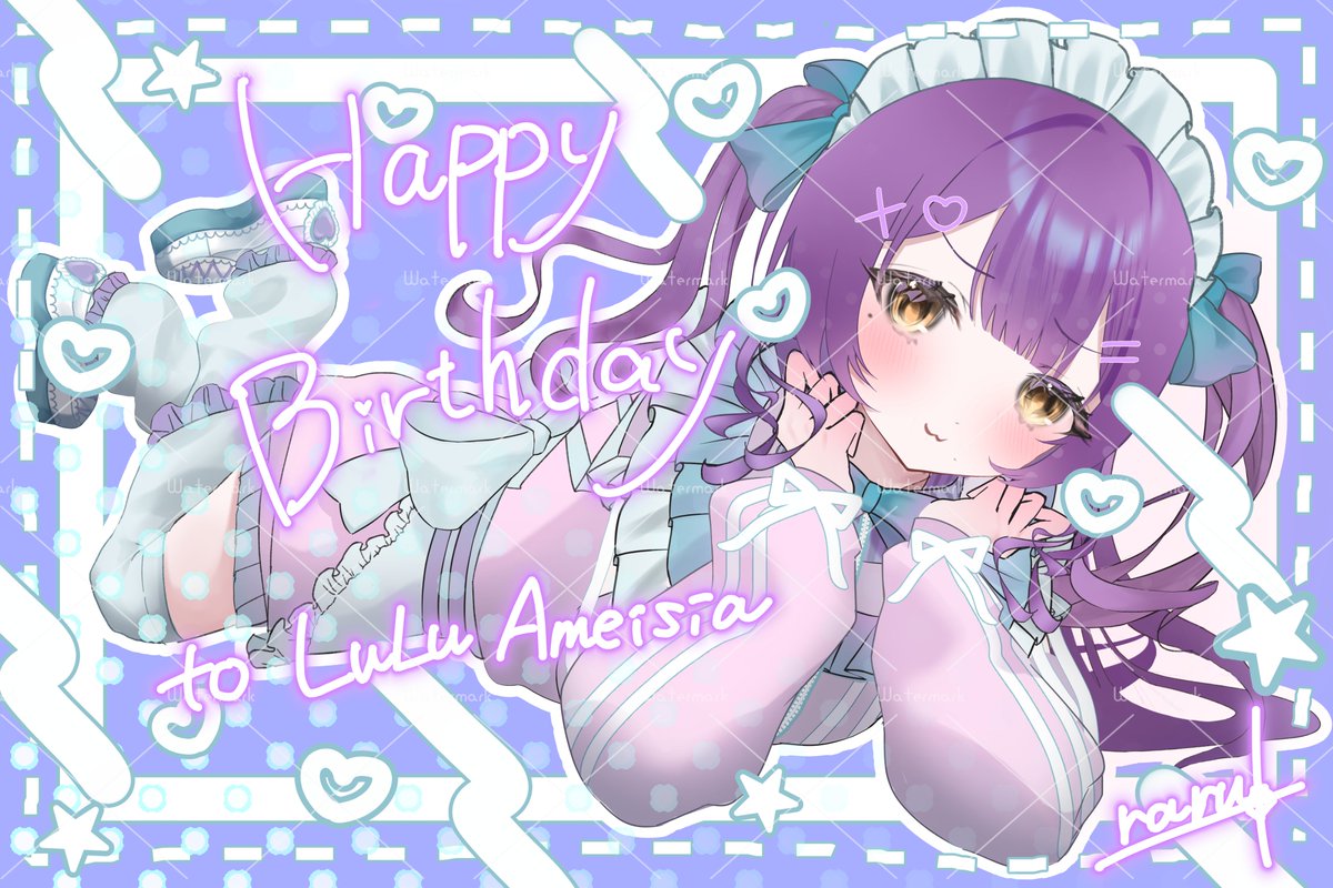 raru_illust_'s tweet photo. 改めて再掲載()
６/２　お誕生日おめでとうっ
#ルゥの寝言　#誕生日　#イラスト https://t.co/S96csK03CD