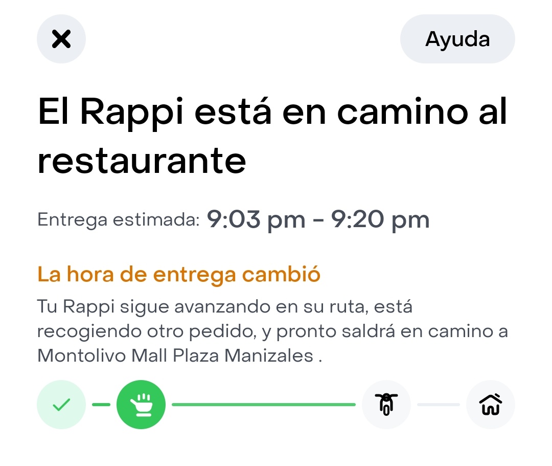 Simoncho_'s tweet photo. Que maravilla ese servicio de @RappiColombia que delicia 30 minutos puede asar a dos horas en una entrega. https://t.co/NhZ8j7Or0S