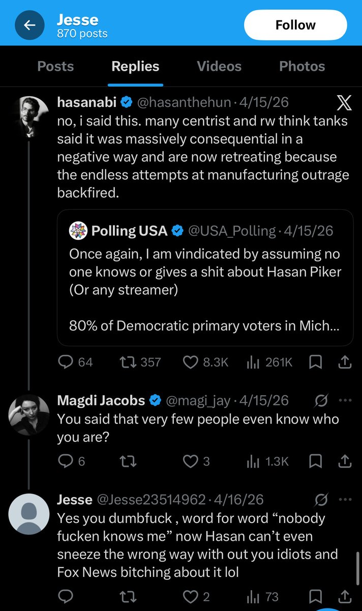 TheBozoReport's tweet photo. I found Hasan Piker’s burner account lmaoo https://t.co/iR6dMiL6dn