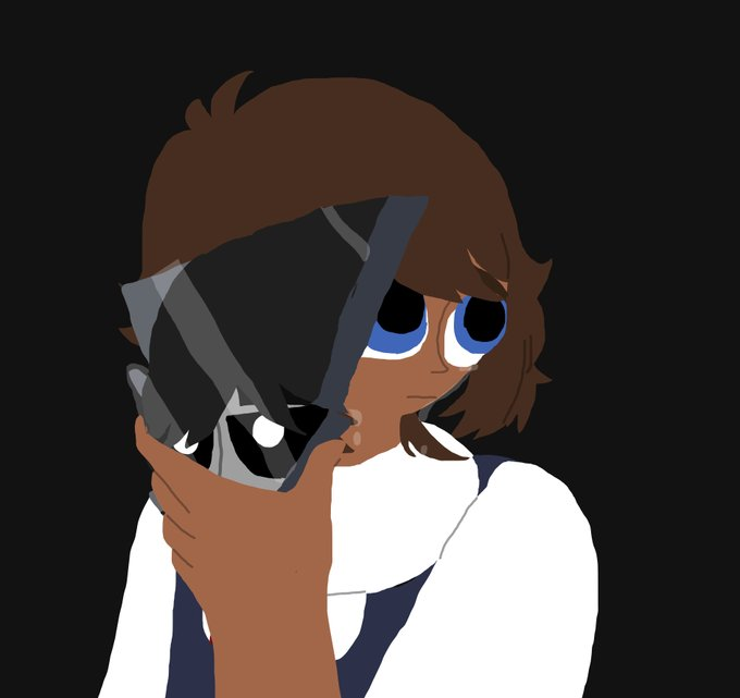 ElFosil3000's tweet photo. #FNaFHSResonance #ResonancedTYS Perdón si quedó medio medio, es mi primera vez dibujando a alguien dentro de un vidrio. 💔
Y también perdonen si el mensaje que está detrás del dibujo original (que no sé cuál es-) no está, yo solo redibujé el arte original.

Todo mal, Crewily. 🥀 https://t.co/jKHxBdUi0e