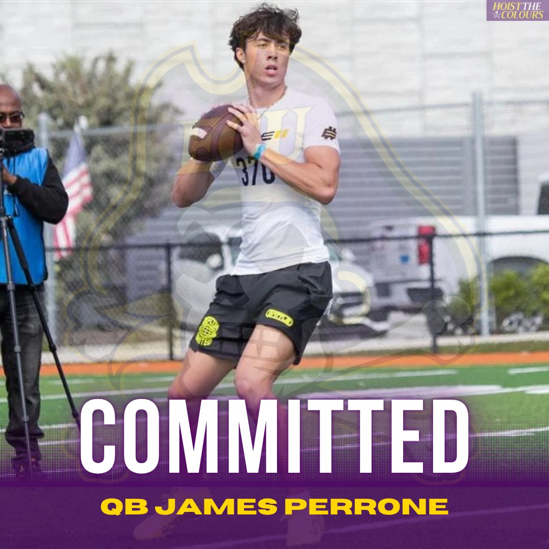 BREAKING: Three-star 2027 QB James Perrone has announced his commitment to East Carolina. "After meeting with Coach Davis and seeing his vision for me in his offense. And then seeing how Coach