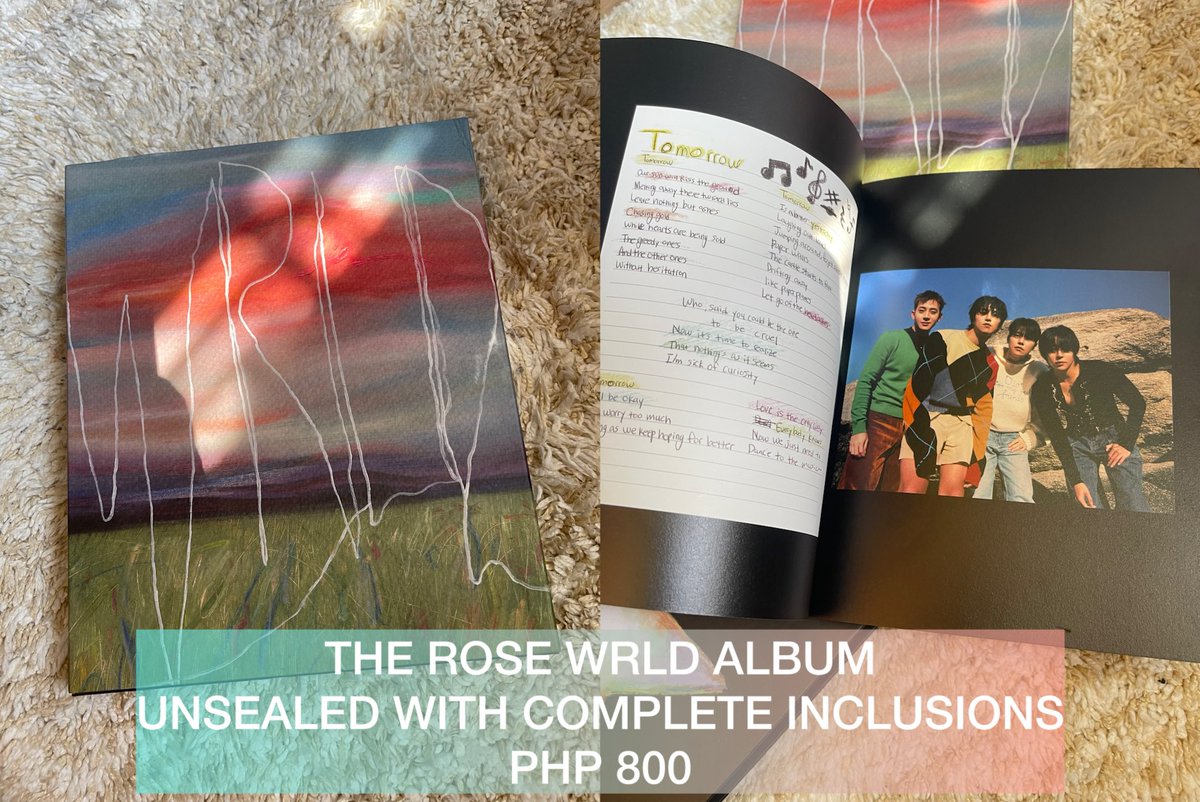 joy0803_'s tweet photo. WTS/LFB [THE ROSE]  ALBUMS 🌹 

 ~ price indicated in each photos
~ i can give discount 
~ all are in good conditions, except for the free items.

rfs: need funds for their upcoming rosetopia concert 🥹🙏🏻

#therose #theroserosetopia #woosung #dojoon #taegyeom #hajoon https://t.co/nr9EZwDJBp