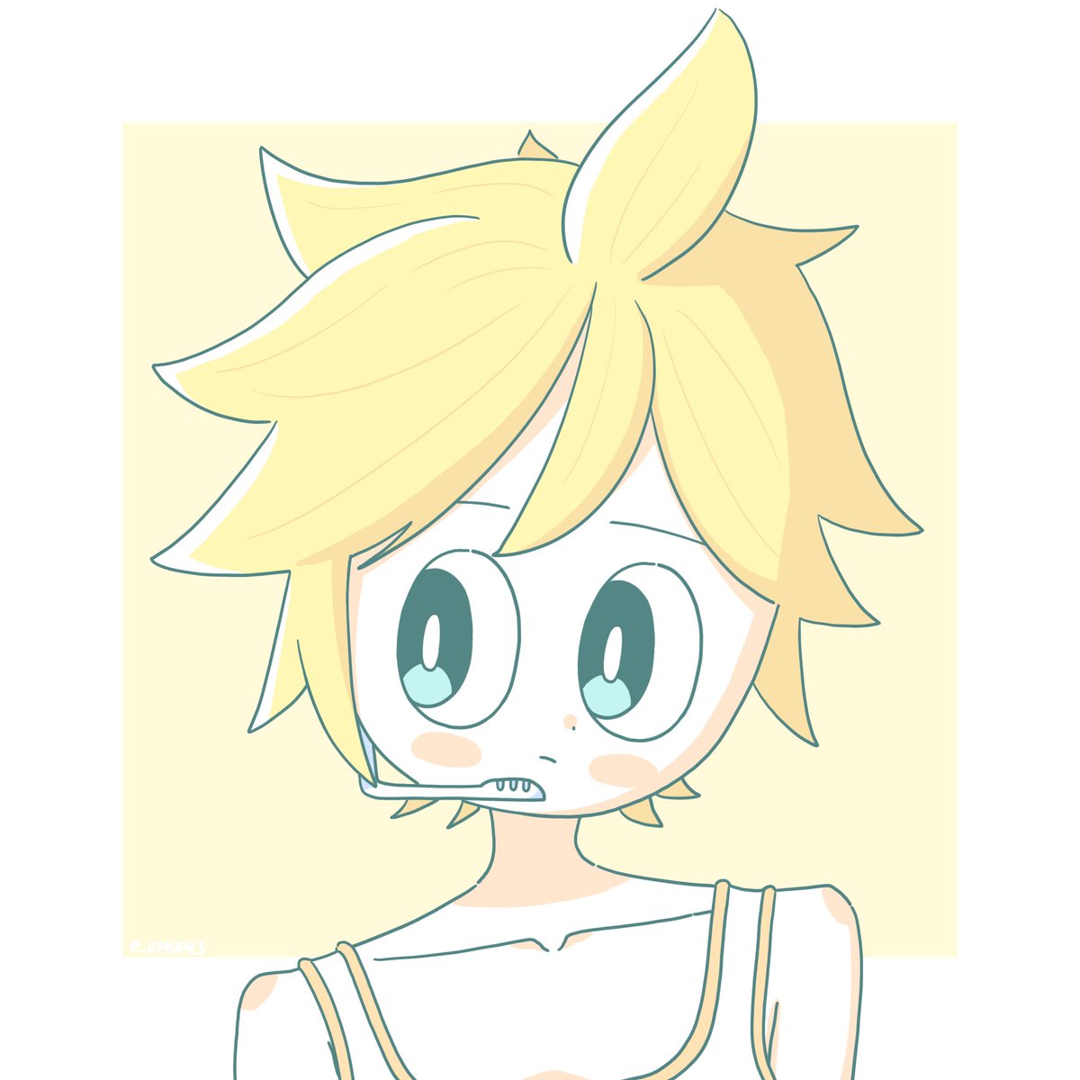 Post by X._X on X: #鏡音レン 👀