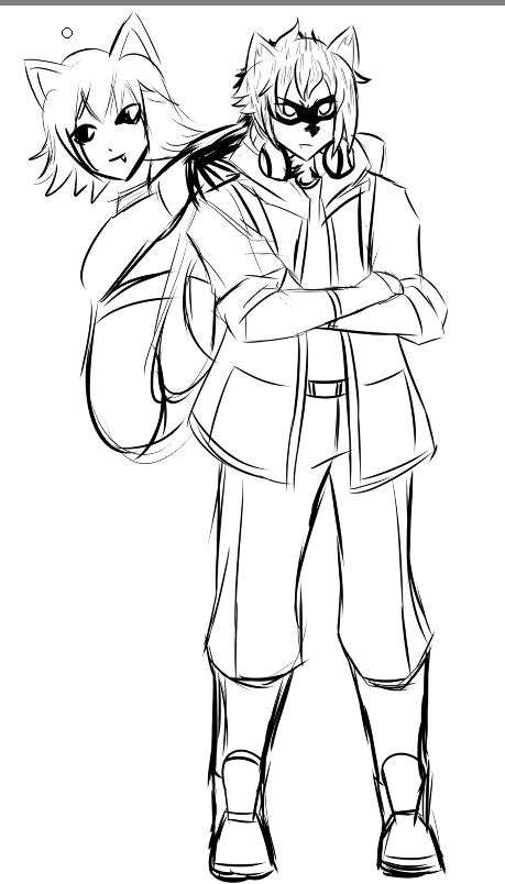 chamorro3074's tweet photo. @Akira_LAveyVT Hola soy nuevo seguidor jeje. Este es mi OC Rolo Cruz mitad humano mitad erizo un mutante. Quien está a a lado es su compañera simbionte Green y el gacha es su versión chibi a color, el color del fondo podría ser un verde https://t.co/5BnzZ3fl3b