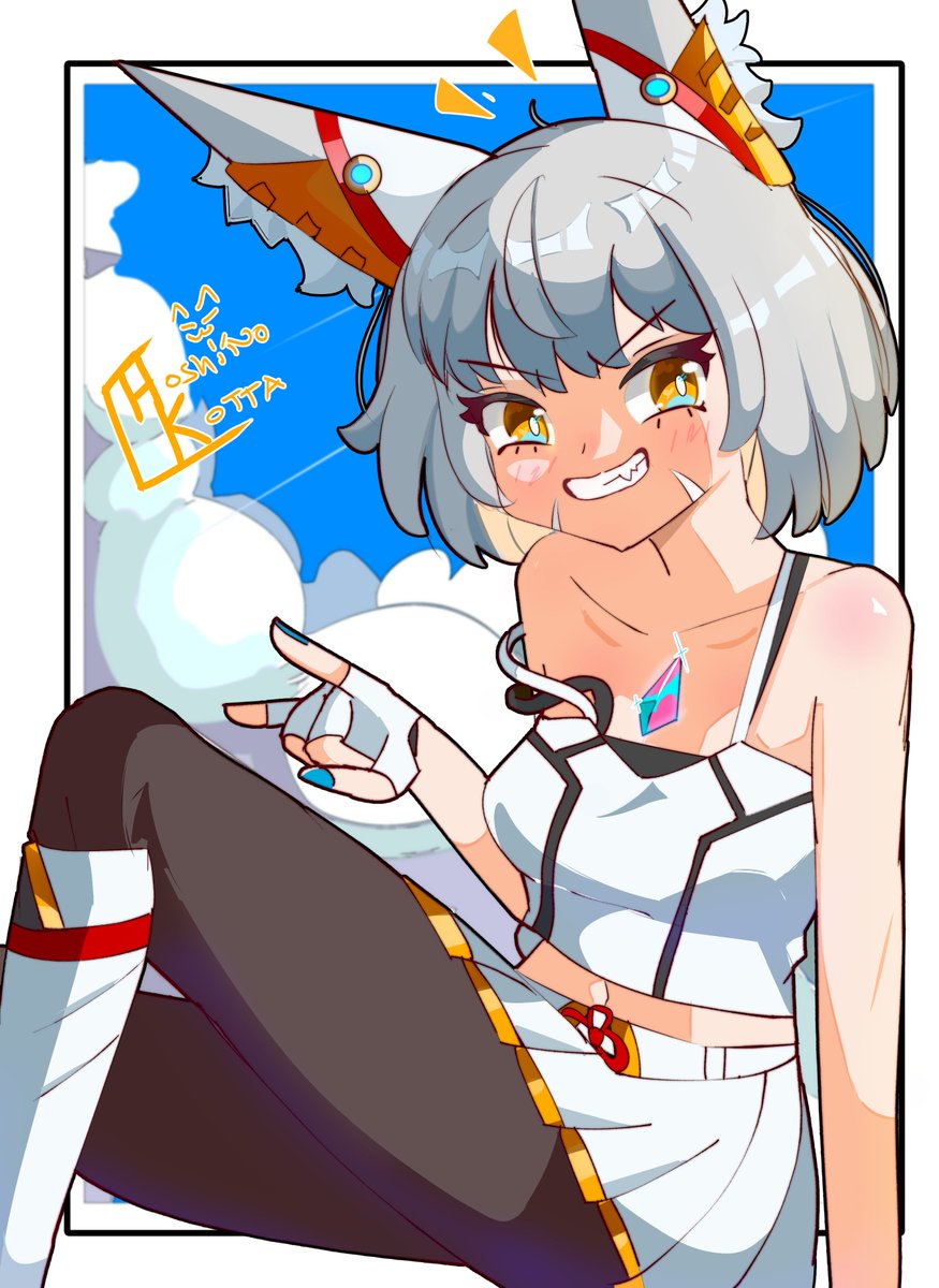 HoshiNoKotta's tweet photo. Nia in Mio´s outfit! 😼
#Xenoblade https://t.co/XNoNbC7kJD