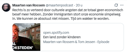 Mirjam152's tweet photo. Niet al te beste historicus blijkt nu nóg slechtere econoom. 

Bovendien verwart hij arbeidsmigranten met door ons te onderhouden Midden-Oosters en Afrikaans tuig. https://t.co/3LXqEBq1ih