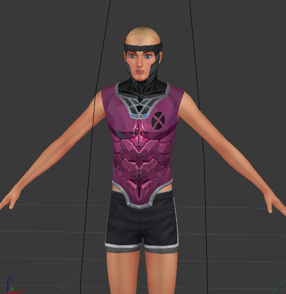 postingmysims's tweet photo. working on gambit outfit stuff now. using rivals for the torso cause i like the armor but im going to clean and mix it with future fight to get a more classic look https://t.co/TbEGMTujHd