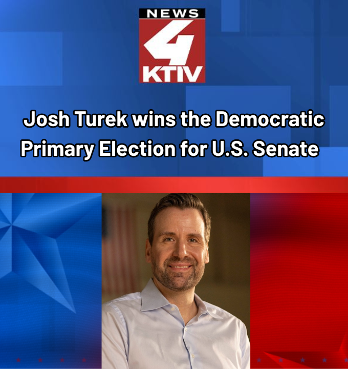 ktivnews's tweet photo. Josh Turek wins Democratic nomination for U.S. Senate in Iowa.

For the latest results: https://t.co/qxo4Slzmv2 https://t.co/5WefZAdUeP