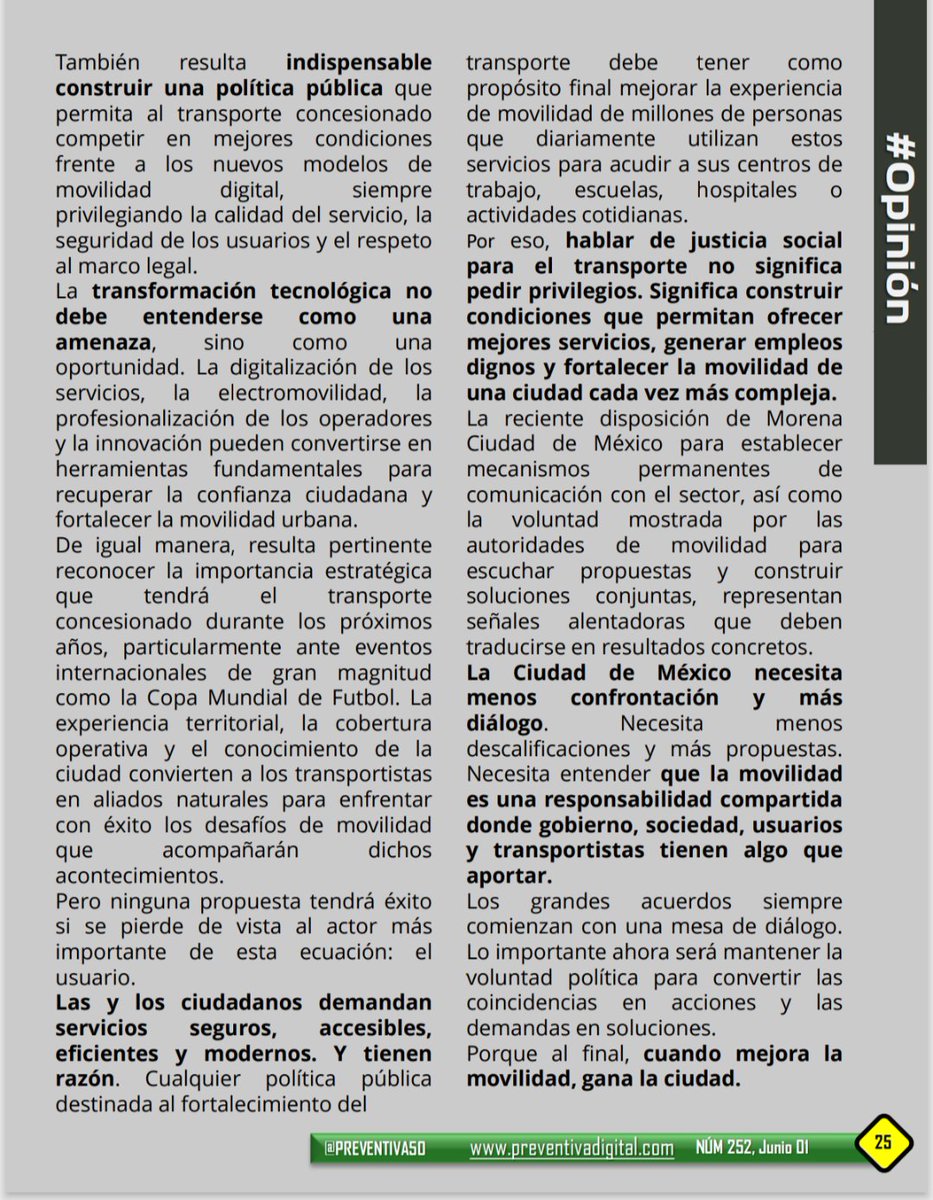 G_L_ABONZA's tweet photo. Menos confrontación y más diálogo. El transporte concesionado es parte fundamental de la movilidad y del desarrollo social de la Ciudad de México. Comparto mi más reciente columna:

https://t.co/Uiujs9OquB

#Movilidad #CDMX #Transporte #TaxiConcesionado #MorenaCDMX https://t.co/hv8C48g3A2