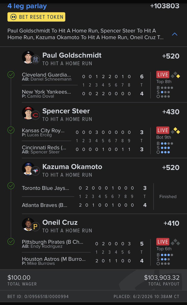 dwilli85's tweet photo. @KasperMLB Yooooooooo you’re the 🐐!!!!! https://t.co/3BpobNFVZ1