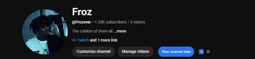 OverFroz's tweet photo. I lowk thought I posted something but thank you guys so much for the support recently i've been trying to hit 1k for over 2 years now and we finally hit it 

It actually means so much to me (also video prob this week) https://t.co/Bzr8D1kCeu