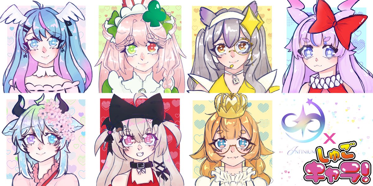 AzureAnael's tweet photo. My INFINIUM x Shugo Chara all together🎉
It took me forever to finish it but I'm really happy with it https://t.co/7M4djkFmEA