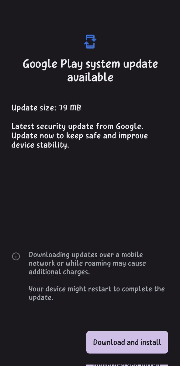 KAILASH61229293's tweet photo. 💫🚨Google Play system update available 

All Android/Galaxy Device 
S26 series Beta Users 

Update Size- 79 MB

1 may 2026 https://t.co/CDl6vHyp8M