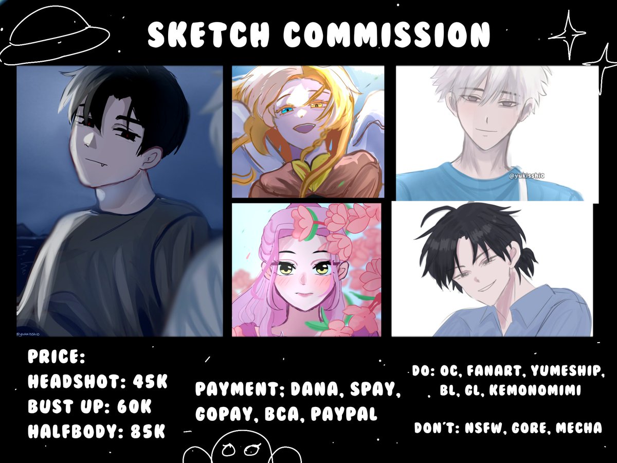 sshiroku0's tweet photo. Sketch Commission Open!
Slot: [1/4]
Dm kalau tertarik yaa 🫶🫶
#artcommission https://t.co/HtQr25jwqq