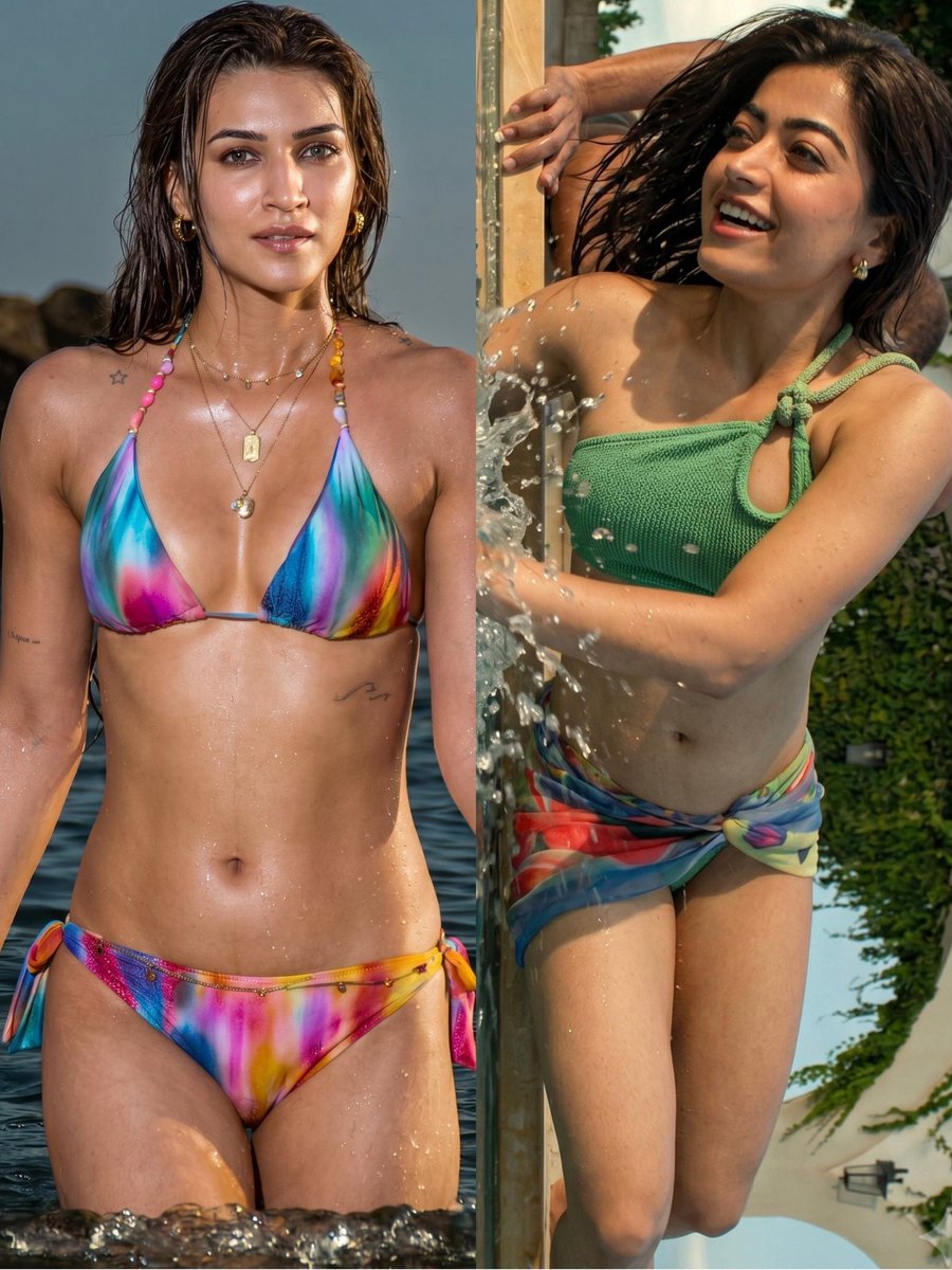 itsmeishzz's tweet photo. Who is more beautiful?

Kriti                         or              rashmika https://t.co/PCjiZ1TC8Z