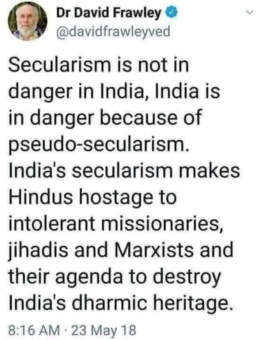 BattaKashmiri's tweet photo. Secularism makes Hindus Hostage. https://t.co/xFRIhF3nlY