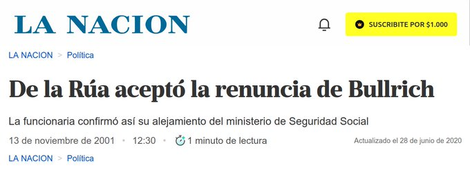 MartnPeiretti1's tweet photo. 🚨⛔️✅Caos interno en Casa Rosada. Desde la oficina de Milei en la Rosada se escuchaban los gritos, estaba reunido con Patricia Bullrich quien le quiso renunciar, tal cual había hecho con De La Rúa, y por el momento Milei no la dejó. Bullrich sabe que Milei termina como De La Rúa https://t.co/I5jEbO1jBM