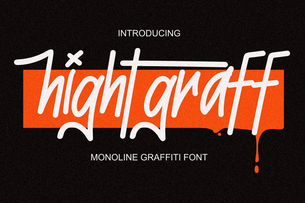 FontSpace's tweet photo. Hightgraff by Cikareotype Studio https://t.co/yFm1y8dHXS #font #typography #graphicdesign https://t.co/RcItNExk7o