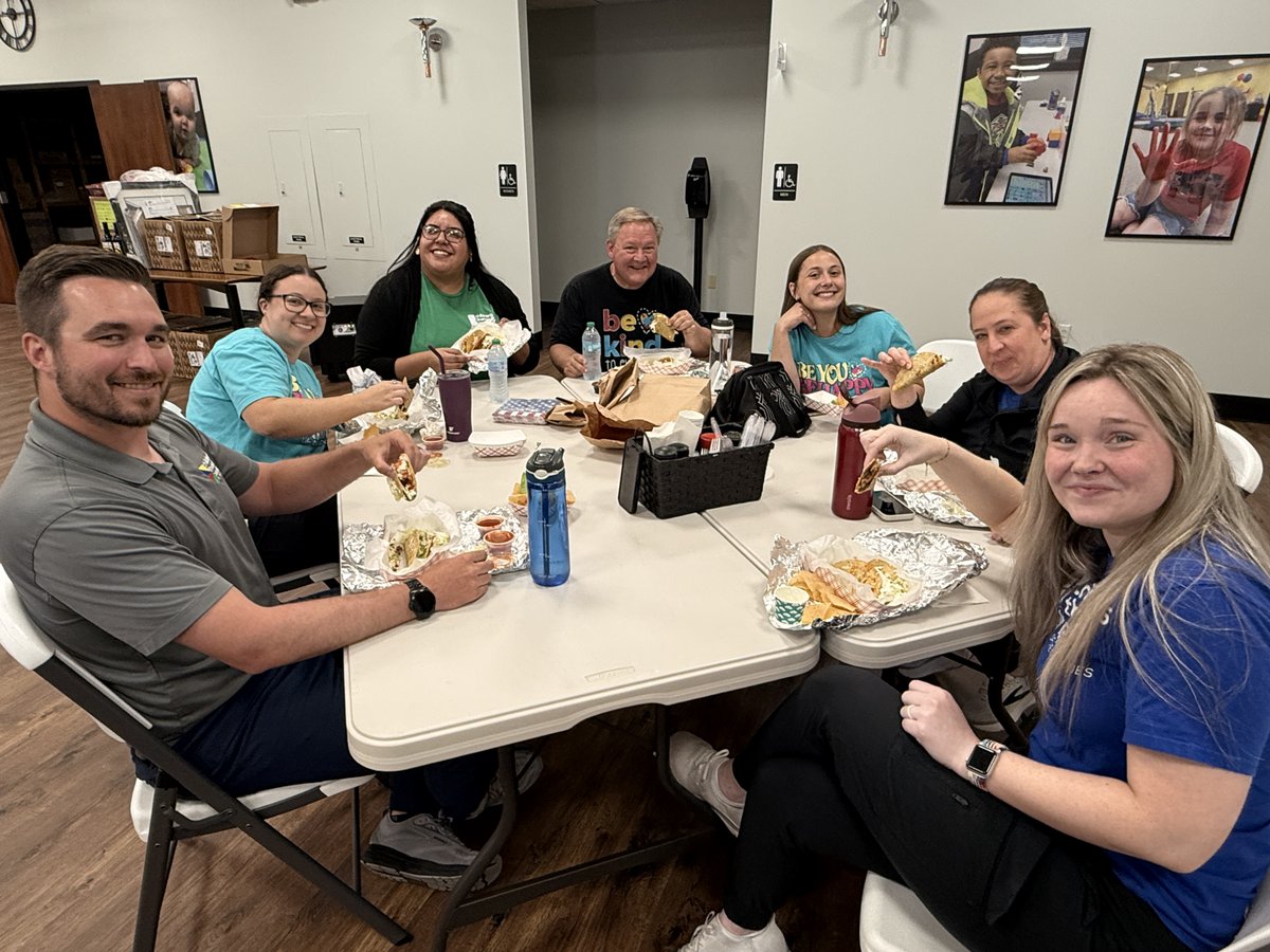 CTCQC's tweet photo. Big shoutout to our incredible Board Chair, @chucklongiowa, for treating us to @Adolphsmexican tacos today! After nearly 30 years of being on our team, he knows how to keep us fueled &amp; happy! 🌮❤️ #TacoTuesday #CTCfamily #ChuckIsTheBest https://t.co/44tXabsxnr